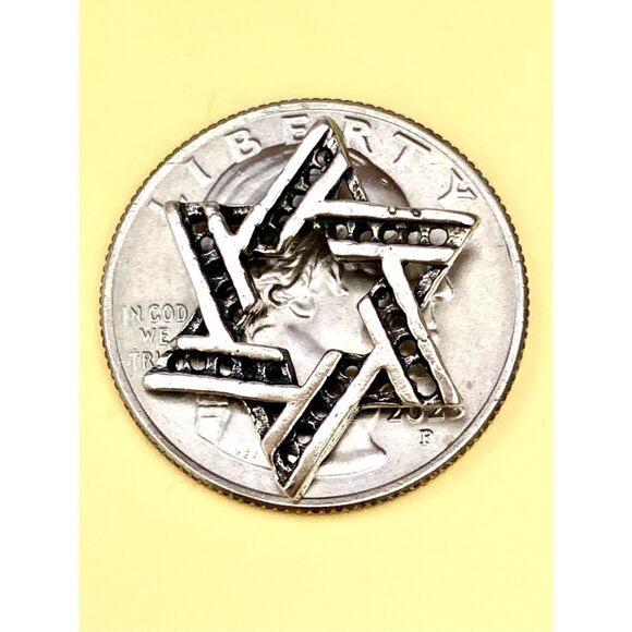 Star of David Sterling Silver Jewelry Charm #jewish #faith - Picture 3 of 3